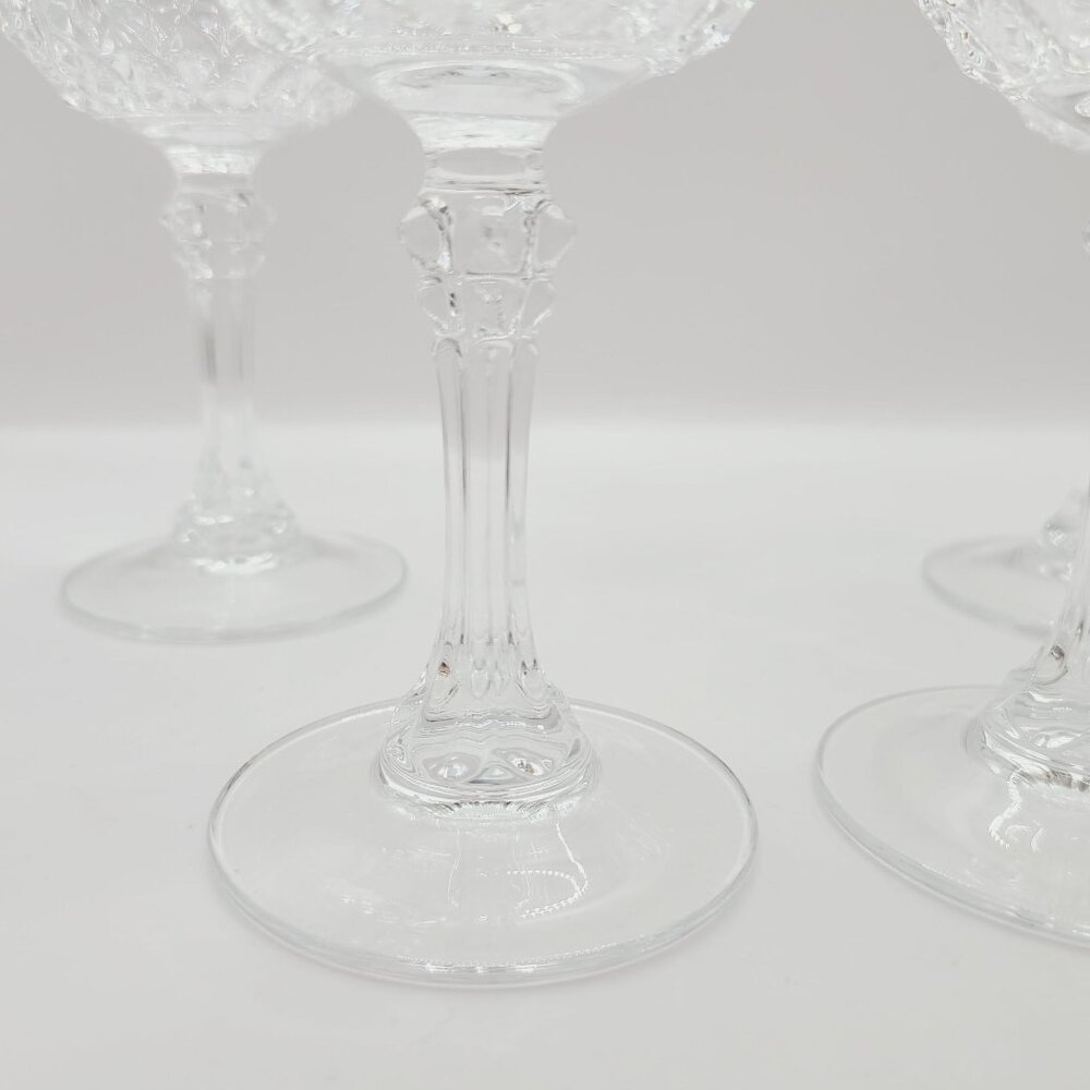 Vintage Cristal d’Arques Durand Longchamp Gold Rim Wine Glasses –Set of 4 - Picture 9 of 12